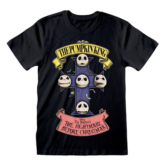 Nightmare before Christmas T-Shirt The Pumpkin King Size S 5056811529495