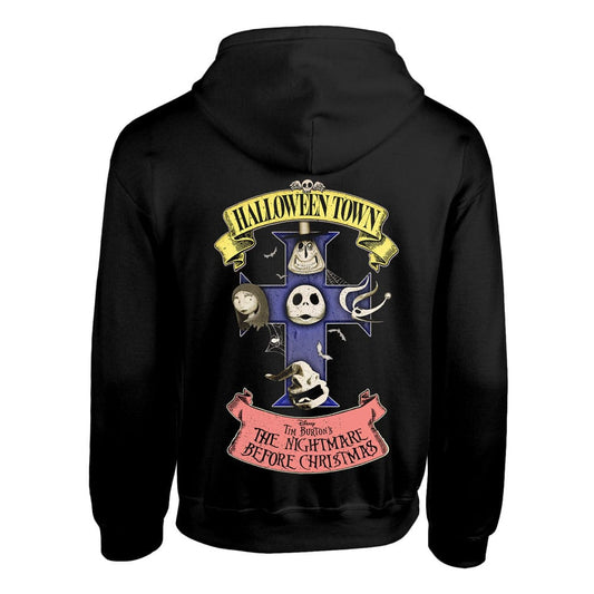 Nightmare before Christmas Hooded Sweater Halloween Town Size S 5056811529549