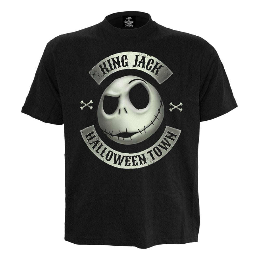 Nightmare before Christmas T-Shirt Jack Crest Size S 5056811527460