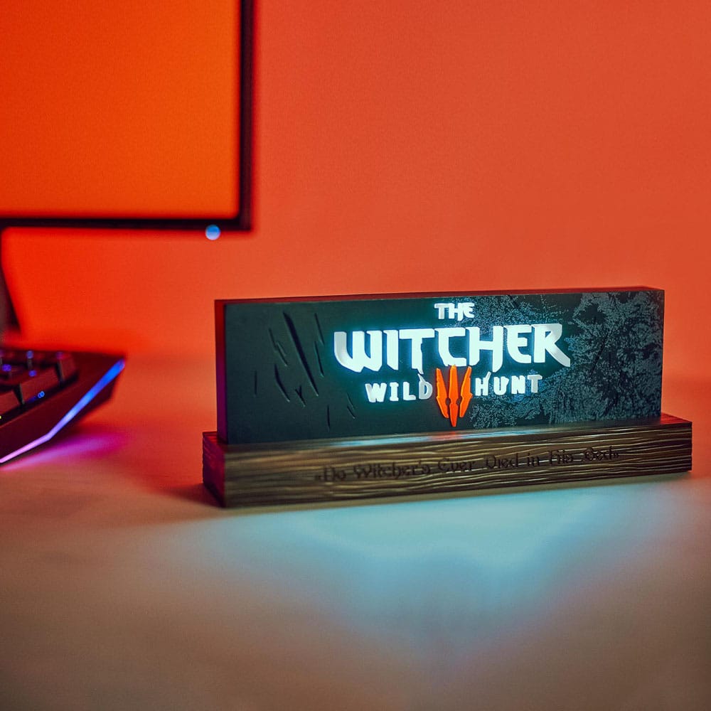 The Witcher LED-Light Wild Hunt Logo 22 cm 3760116367615