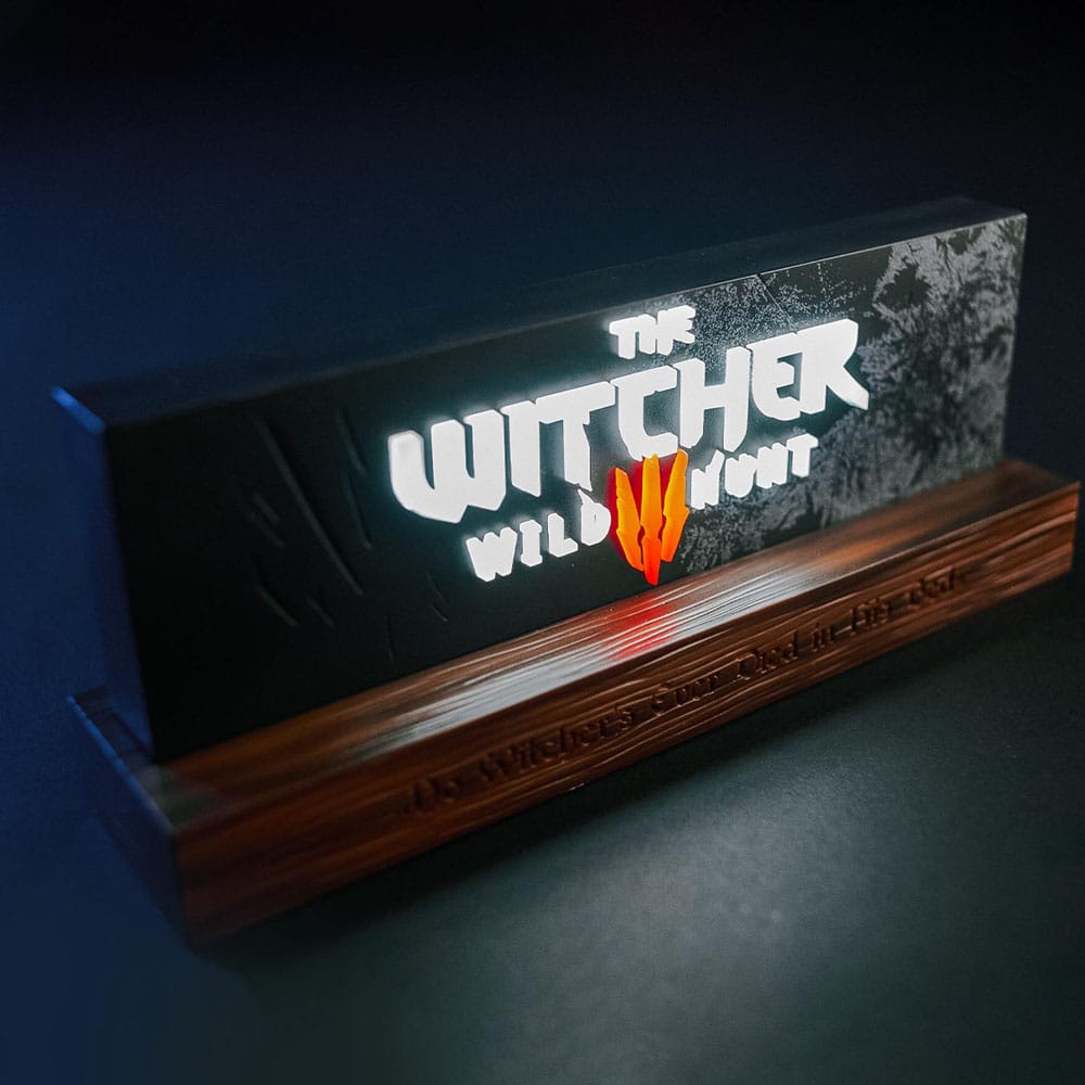 The Witcher LED-Light Wild Hunt Logo 22 cm 3760116367615