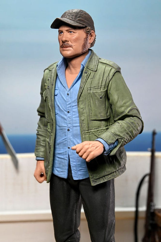 Jaws Action Figure Ultimate Sam Quint 50th Anniversary Figure 18 cm 0634482033364