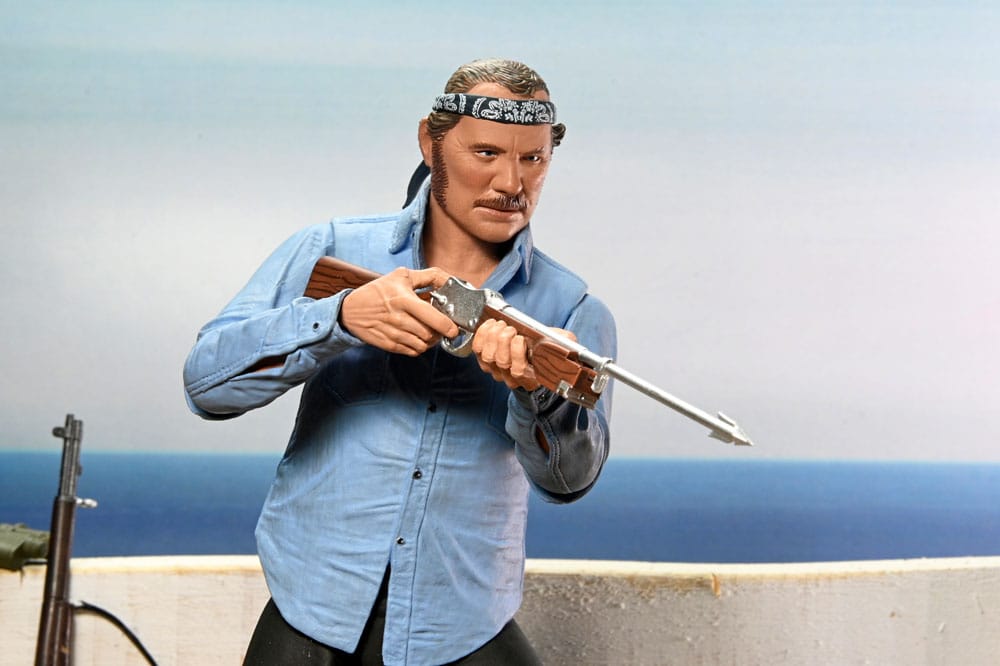 Jaws Action Figure Ultimate Sam Quint 50th Anniversary Figure 18 cm 0634482033364