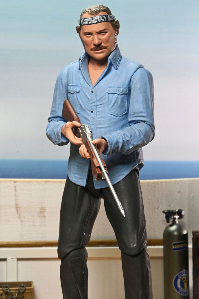 Jaws Action Figure Ultimate Sam Quint 50th Anniversary Figure 18 cm 0634482033364