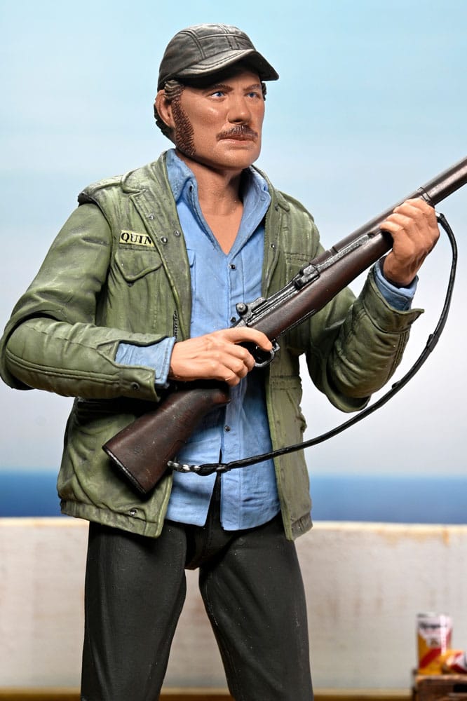 Jaws Action Figure Ultimate Sam Quint 50th Anniversary Figure 18 cm 0634482033364