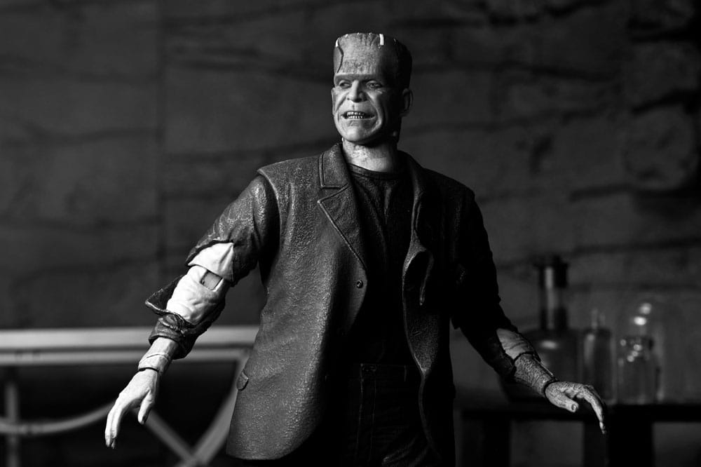 Universal Monsters Action Figure Ultimate Frankenstein's Monster (Bride of Frankenstein) (B&W) 18 cm 0634482048832