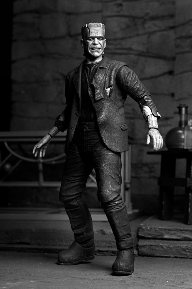 Universal Monsters Action Figure Ultimate Frankenstein's Monster (Bride of Frankenstein) (B&W) 18 cm 0634482048832