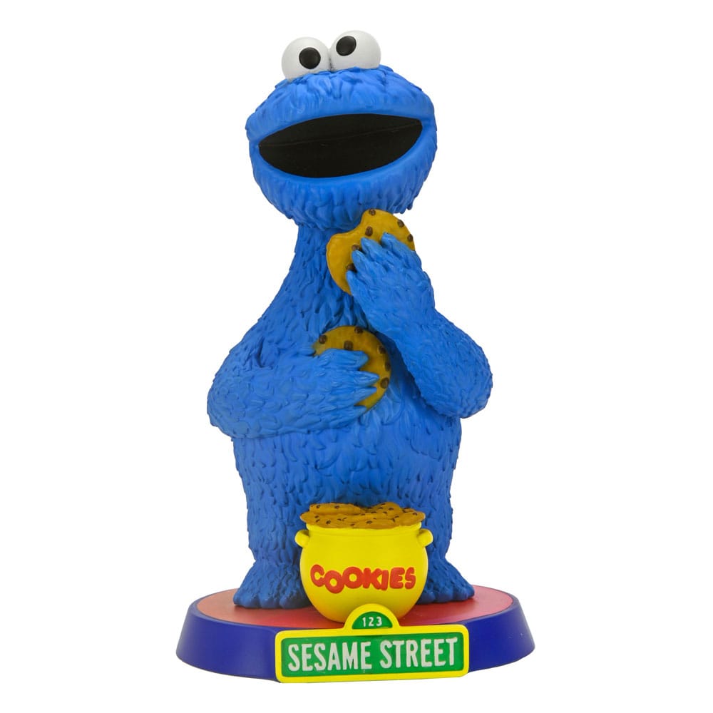 Sesame Street Head Knocker Bobble-Head Cookie Monster 18 cm 0634482086162