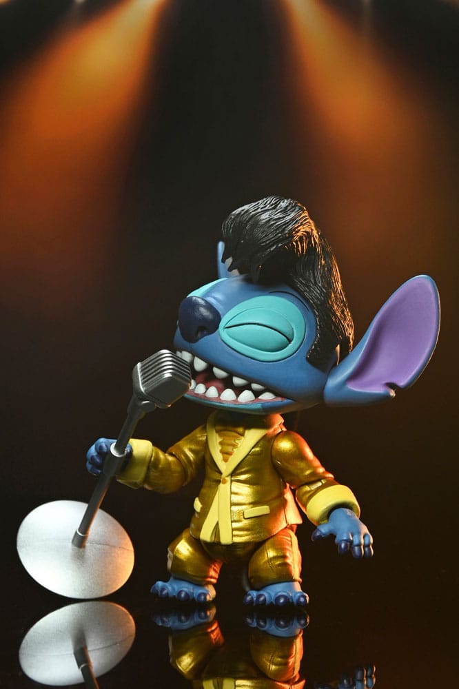 Lilo & Stitch Action Figure Ultimate Gold Suit Elvis Stitch 18 cm 0634482088227