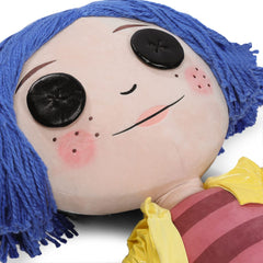 Coraline Life-Size Plush Figure Coraline with Button Eyes 152 cm 0883975186425