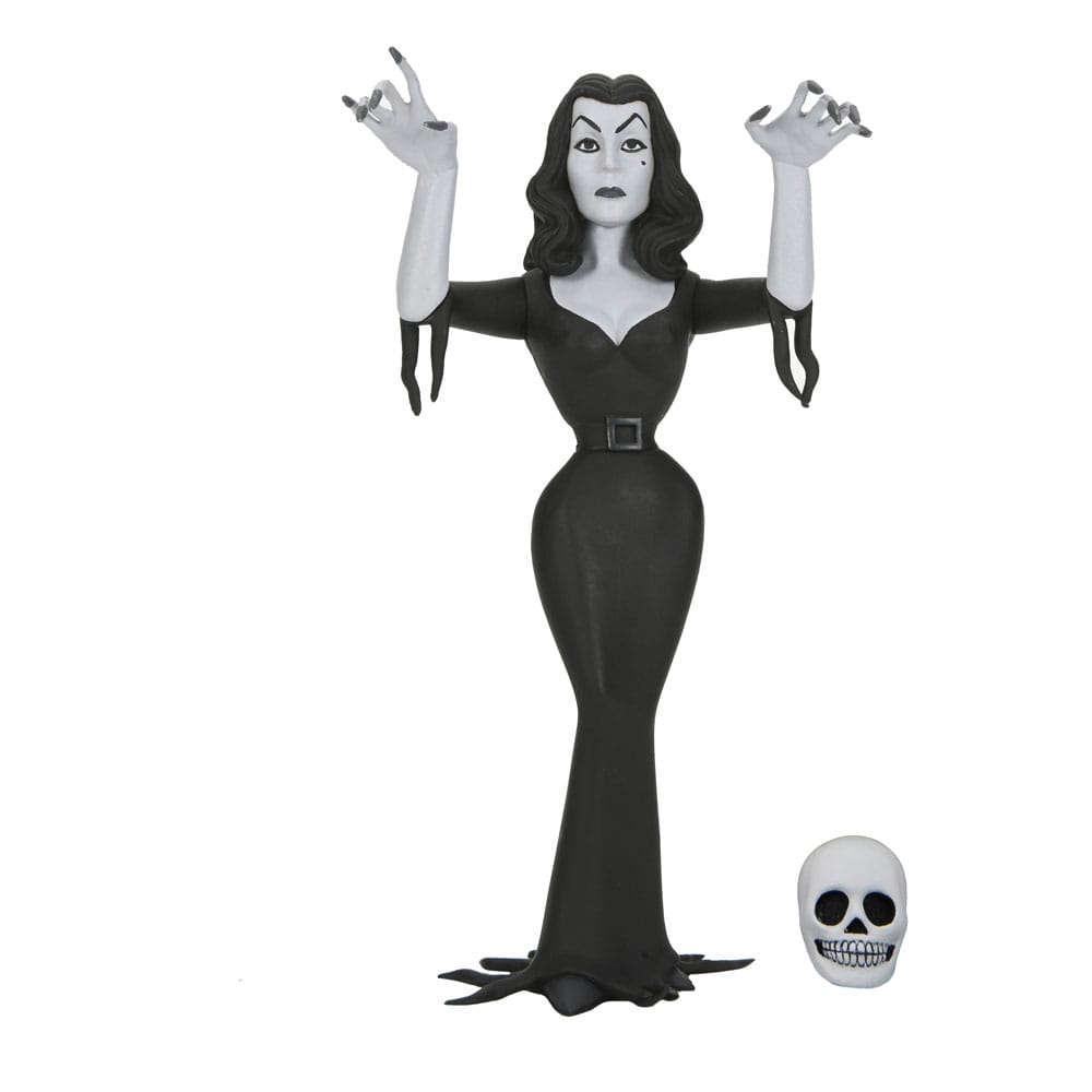 Vampira Toony Terrors Action Figure Vampira Silver Screen Edition 15 cm 0634482414040