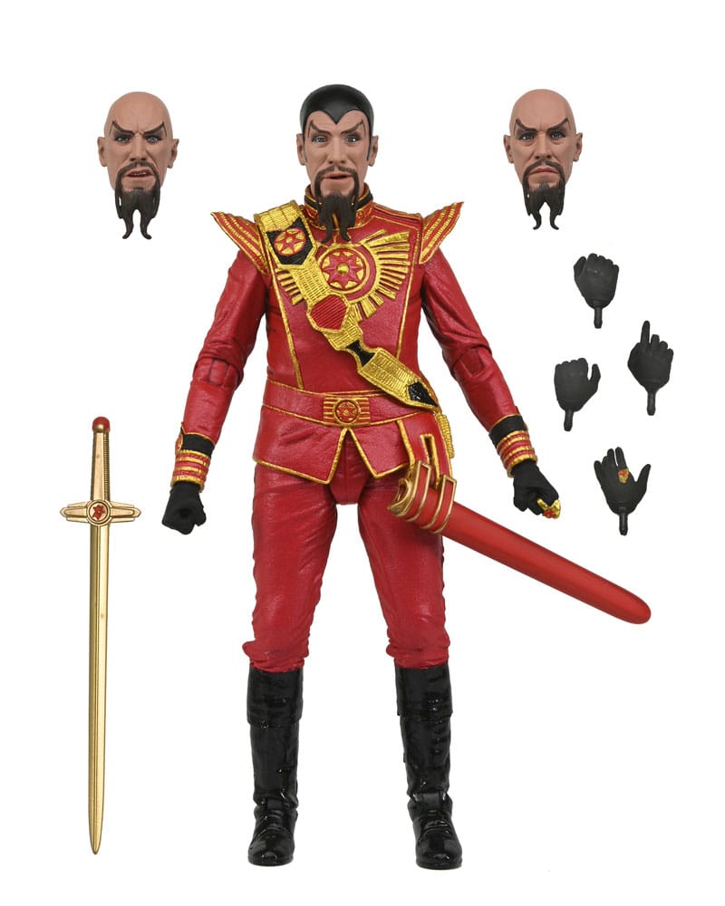 Flash Gordon (1980) Action Figure Ultimate Ming (Red Military Outfit) 18 cm 0634482426227