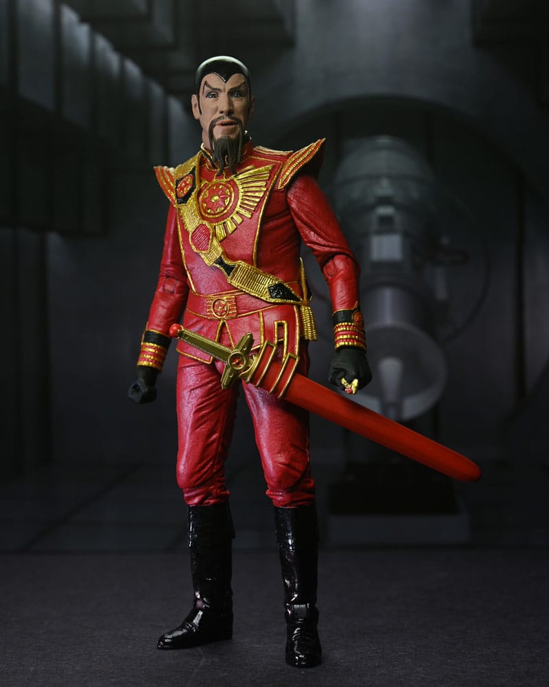 Flash Gordon (1980) Action Figure Ultimate Ming (Red Military Outfit) 18 cm 0634482426227