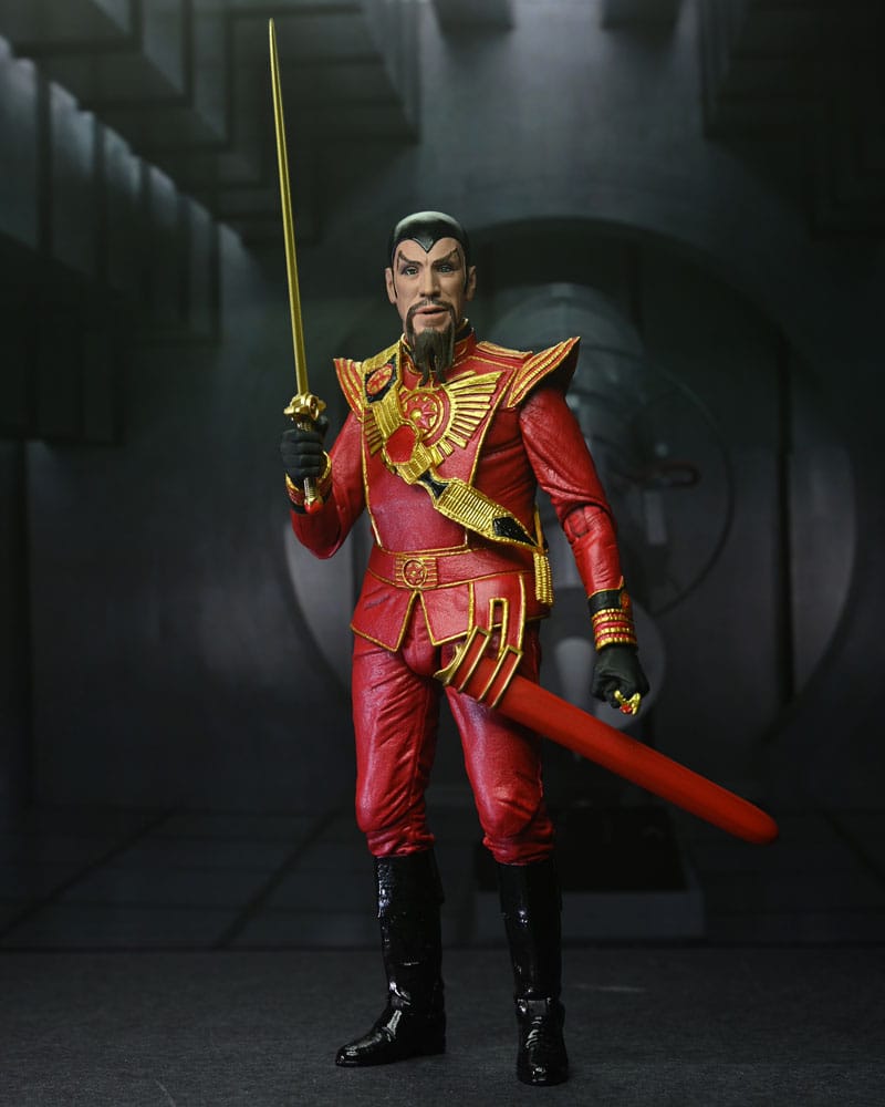 Flash Gordon (1980) Action Figure Ultimate Ming (Red Military Outfit) 18 cm 0634482426227