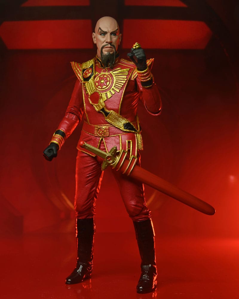 Flash Gordon (1980) Action Figure Ultimate Ming (Red Military Outfit) 18 cm 0634482426227