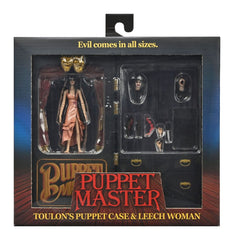 Puppet Master Action Figure 2 Pack Toulon's Puppet Case & Leech Woman 11 cm 0634482455913