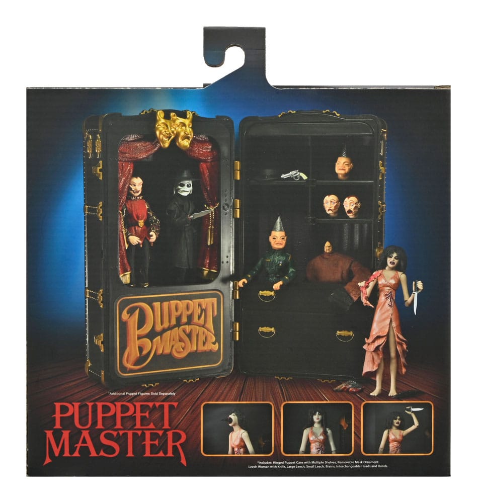 Puppet Master Action Figure 2 Pack Toulon's Puppet Case & Leech Woman 11 cm 0634482455913