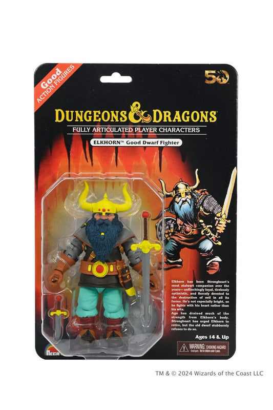 Dungeons and Dragons Scale Action Figure 50th Anniversary Elkhorn on Blister Card 18 cm 0634482522820