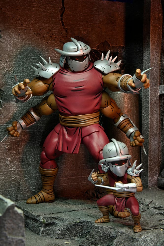 Teenage Mutant Ninja Turtles (Mirage Comics) Action Figure Shredder Clone & Mini Shredder (Deluxe) 18 cm 0634482542903