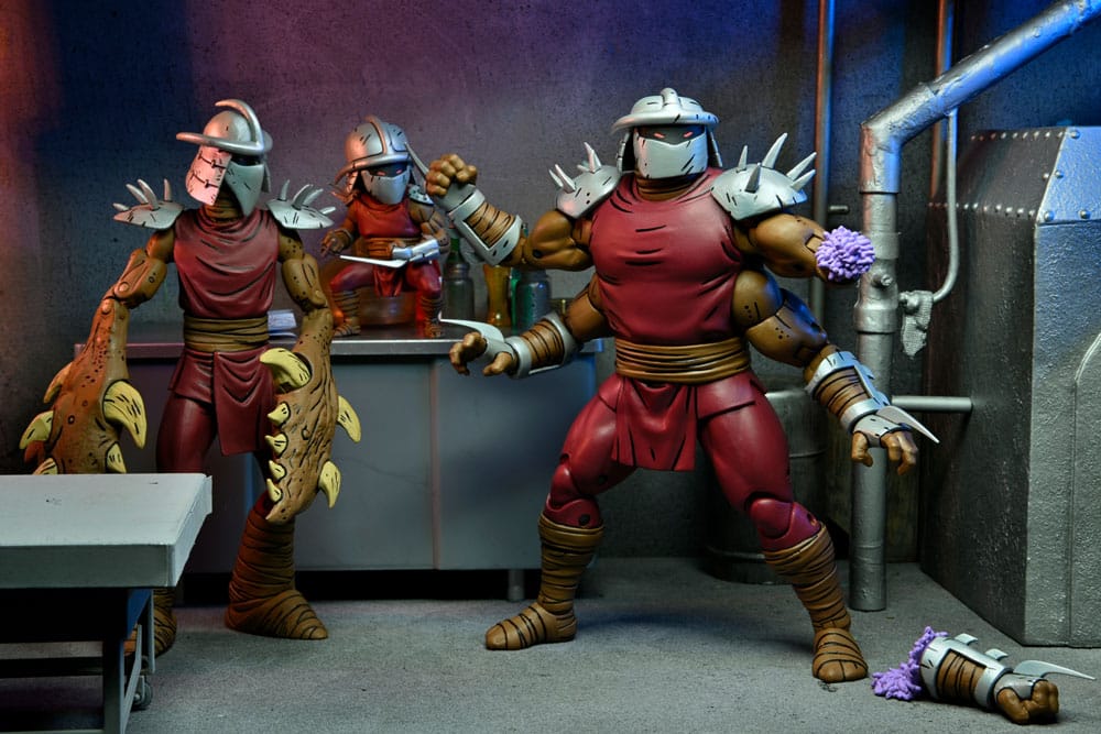 Teenage Mutant Ninja Turtles (Mirage Comics) Action Figure Shredder Clone & Mini Shredder (Deluxe) 18 cm 0634482542903