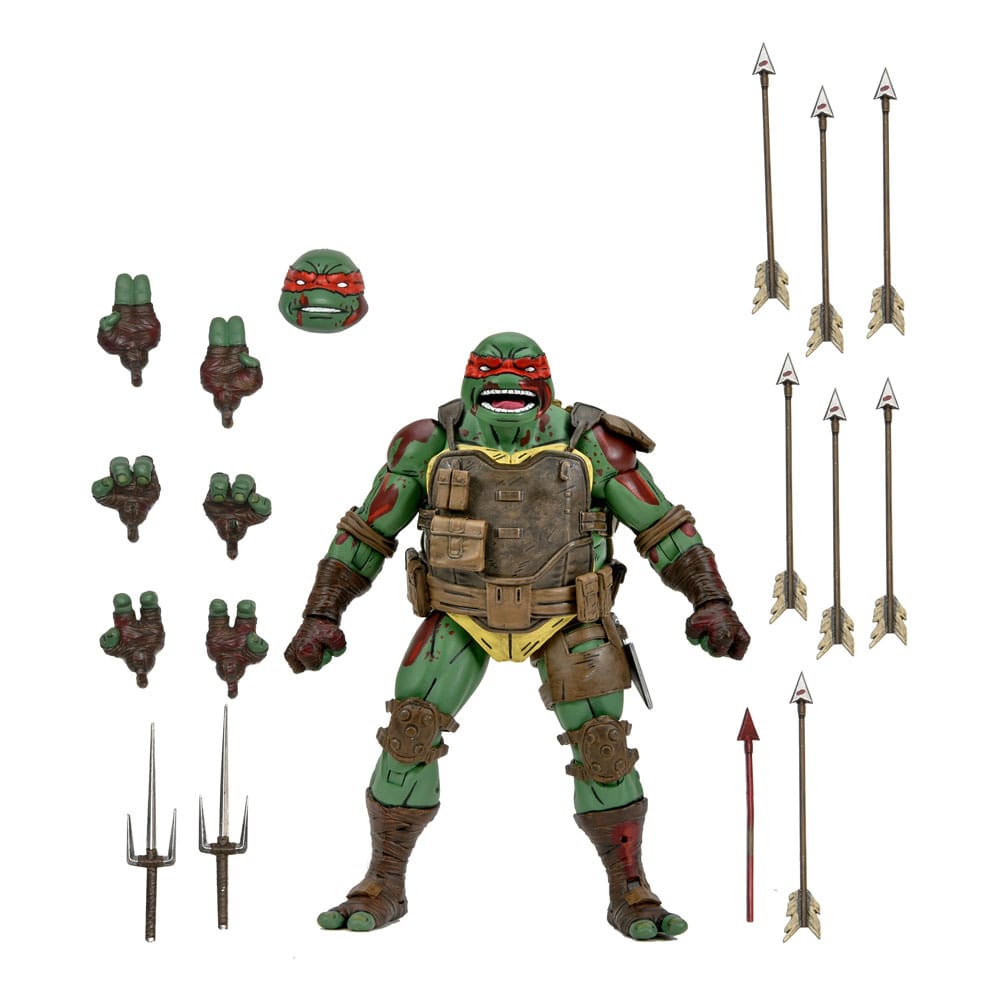 Teenage Mutant Ninja Turtles The Last Ronin Action Figure Ultimate First to Fall Raphael 18 cm 0634482543474