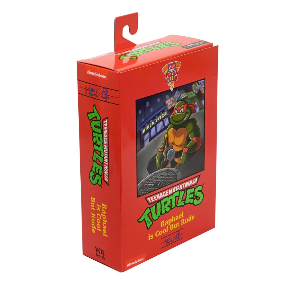 Teenage Mutant Ninja Turtles (Cartoon) Action Figure Ultimate Raphael VHS 18 cm 0634482543542