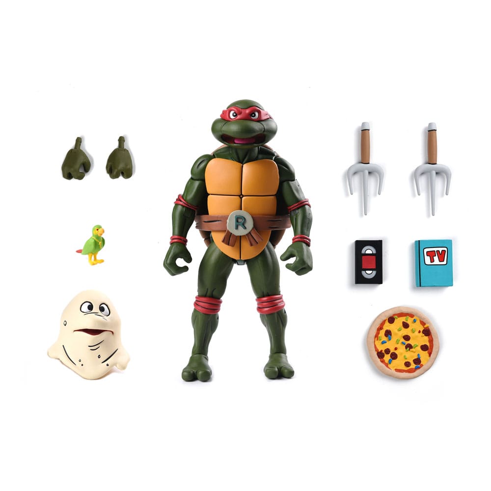 Teenage Mutant Ninja Turtles (Cartoon) Action Figure Ultimate Raphael VHS 18 cm 0634482543542