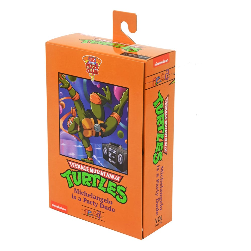 Teenage Mutant Ninja Turtles (Cartoon) Action Figure Ultimate Michelangelo VHS 18 cm 0634482543559