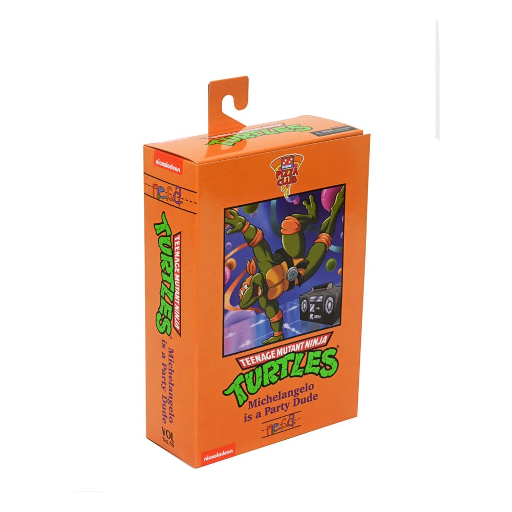 Teenage Mutant Ninja Turtles (Cartoon) Action Figure Ultimate Michelangelo VHS 18 cm 0634482543559