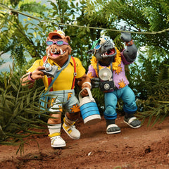 Teenage Mutant Ninja Turtles (Cartoon 1980) Action Figure 2 Pack Vacation Bebop and Rocksteady 18 cm 0634482543597