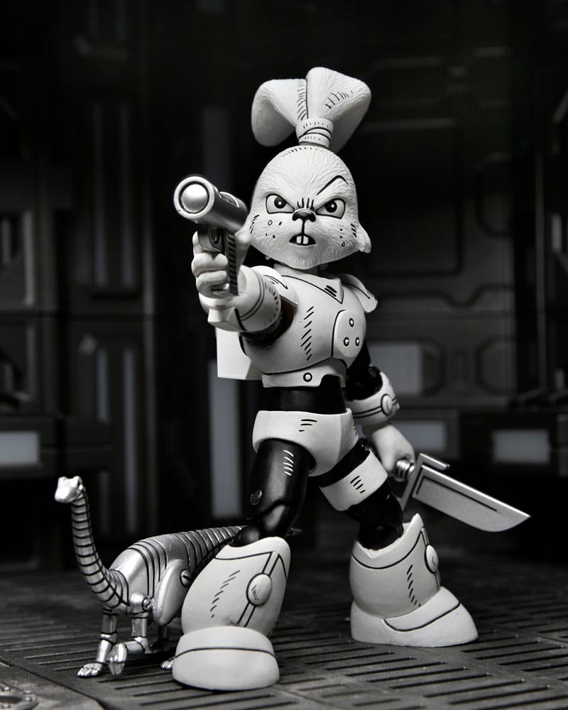 Usagi Yojimbo Action Figure Space Usagi Yojimbo Black & White Figure 18 cm 0634482543740