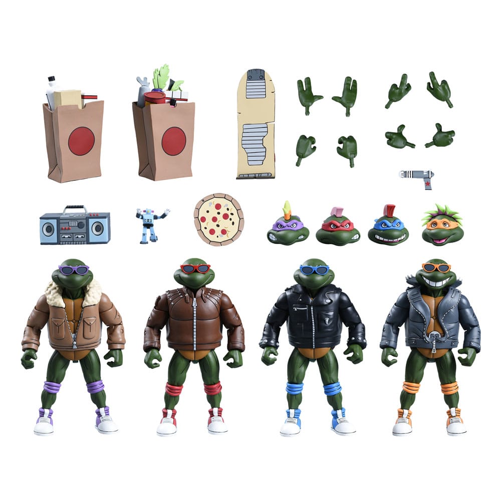 Teenage Mutant Ninja Turtles (Cartoon) Action Figures 4-Pack Punk Turtles 18 cm 0634482543818