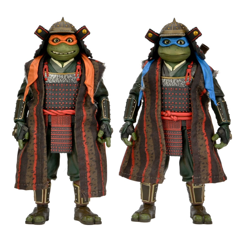 Teenage Mutant Ninja Turtles III Action Figure 2-Pack Leonardo & Michelangelo 18 cm 0634482543849