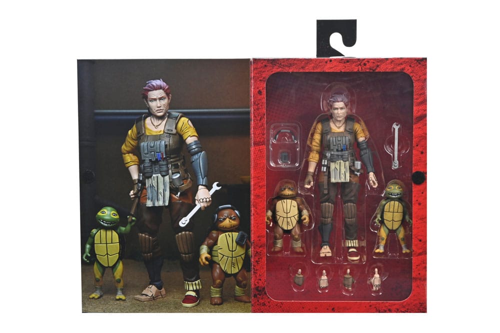 Teenage Mutant Ninja Turtles (The Last Ronin The Lost Years) Action Figure Grammy April with Baby Yi & Moja 18 cm 0634482544129