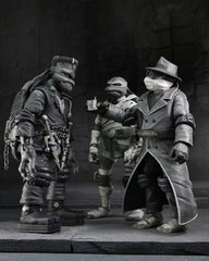 Universal Monsters x Teenage Mutant Ninja Turtles Action Figures 4-Pack Turtles Black & White 18 cm 0634482544686