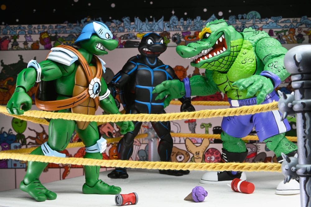 Teenage Mutant Ninja Turtles (Archie Comics) Action Figures 4-Pack Stump Wrestling Turtles 18 cm 0634482544693