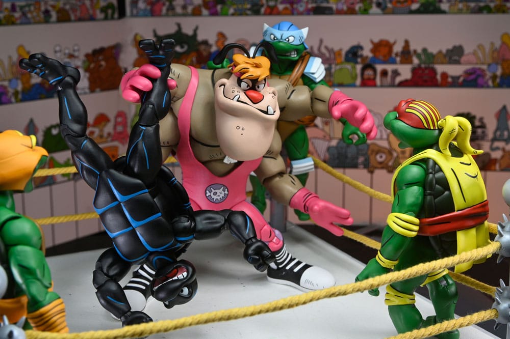 Teenage Mutant Ninja Turtles (Archie Comics) Action Figures 4-Pack Stump Wrestling Turtles 18 cm 0634482544693