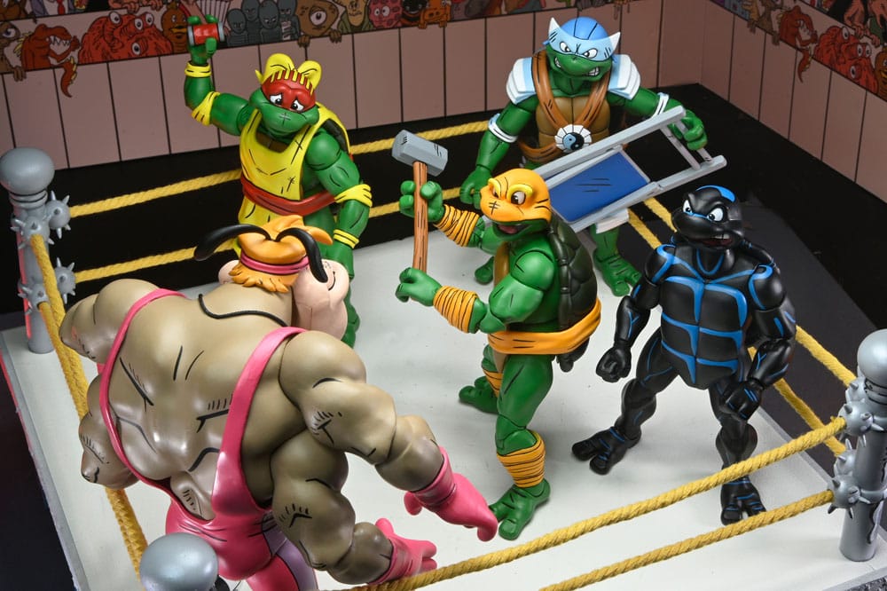 Teenage Mutant Ninja Turtles (Archie Comics) Action Figures 4-Pack Stump Wrestling Turtles 18 cm 0634482544693