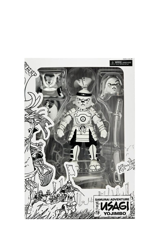 Usagi Yojimbo Action Figure Samurai Usagi Yojimbo Black & White Figure 18 cm 0634482545058