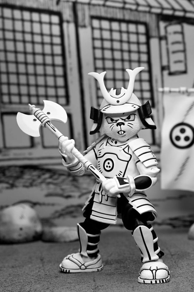 Usagi Yojimbo Action Figure Samurai Usagi Yojimbo Black & White Figure 18 cm 0634482545058