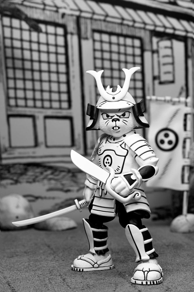 Usagi Yojimbo Action Figure Samurai Usagi Yojimbo Black & White Figure 18 cm 0634482545058