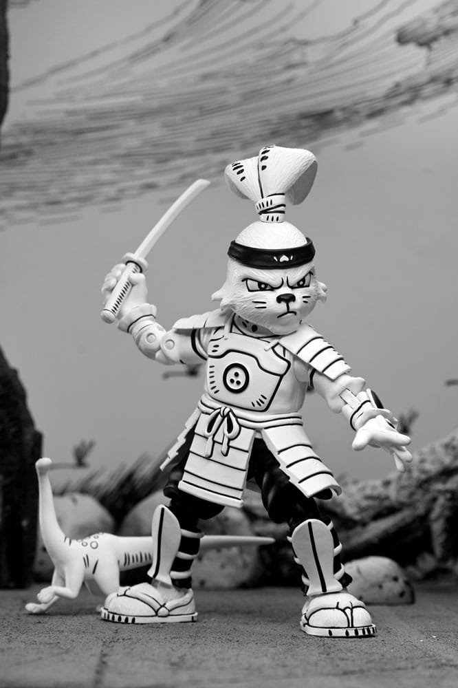 Usagi Yojimbo Action Figure Samurai Usagi Yojimbo Black & White Figure 18 cm 0634482545058