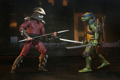 Teenage Mutant Ninja Turtles (1990 Movie) Action Figure Roof Top Battle Shredder vs Leo 18 cm 0634482545157