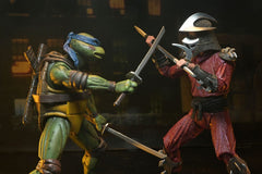 Teenage Mutant Ninja Turtles (1990 Movie) Action Figure Roof Top Battle Shredder vs Leo 18 cm 0634482545157