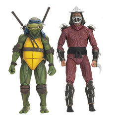 Teenage Mutant Ninja Turtles (1990 Movie) Action Figure Roof Top Battle Shredder vs Leo 18 cm 0634482545157