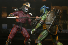 Teenage Mutant Ninja Turtles (1990 Movie) Action Figure Roof Top Battle Shredder vs Leo 18 cm 0634482545157