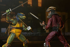 Teenage Mutant Ninja Turtles (1990 Movie) Action Figure Roof Top Battle Shredder vs Leo 18 cm 0634482545157