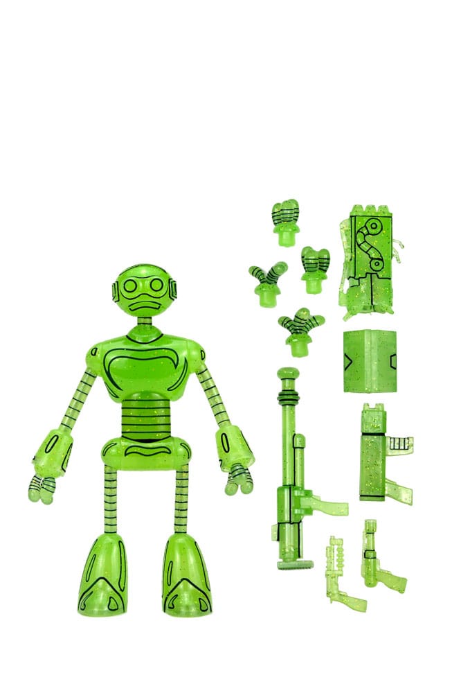 Teenage Mutant Ninja Turtles (Mirage Comics) Action Figure Transmat Fugitoid GID 18 cm 0634482545447