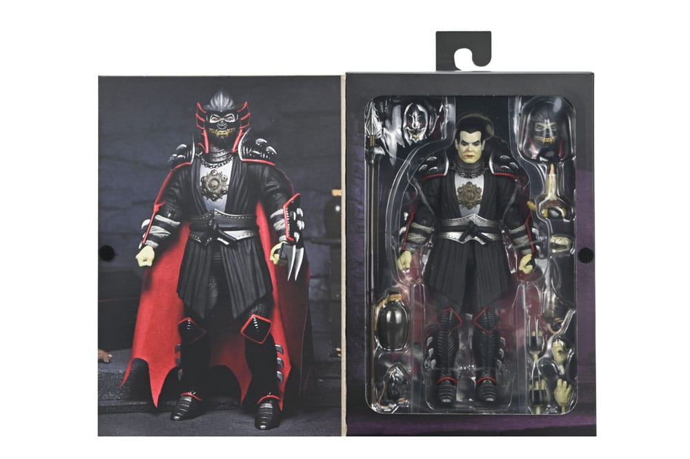 Teenage Mutant Ninja Turtles x Universal Monsters Action Figure Shredder as Dracula Classic Colors 18 cm 0634482545478