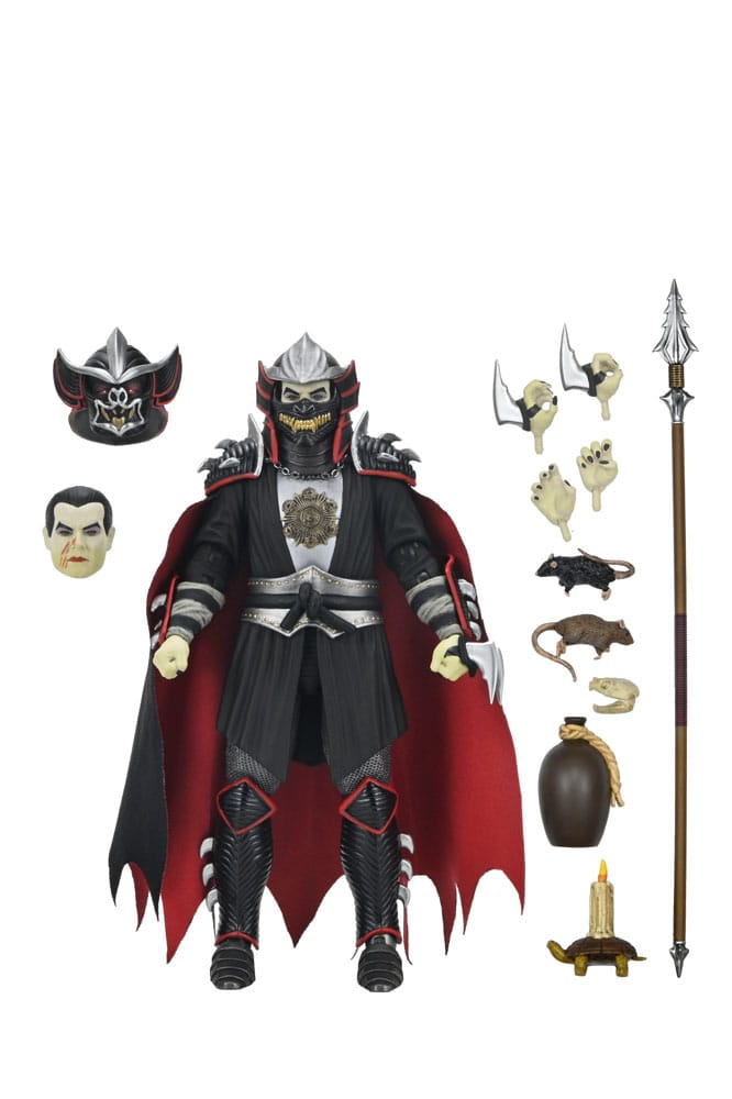 Teenage Mutant Ninja Turtles x Universal Monsters Action Figure Shredder as Dracula Classic Colors 18 cm 0634482545478